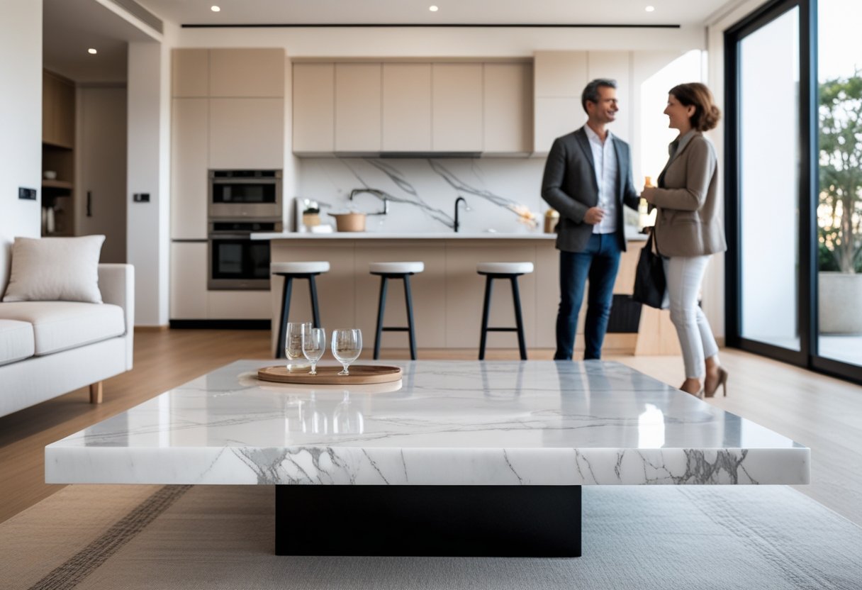 Sådan skaber du et stilfuldt køkken med et sofabord i marmor